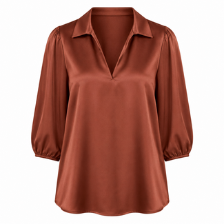 BLOUSE  ALMA BRIC  SATIN