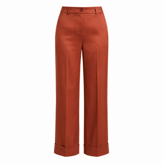 BROEK ALGER SATIN BRICK