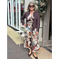 K-DESIGN JURK MAXI V-HALS  BOTANIC D204 P171