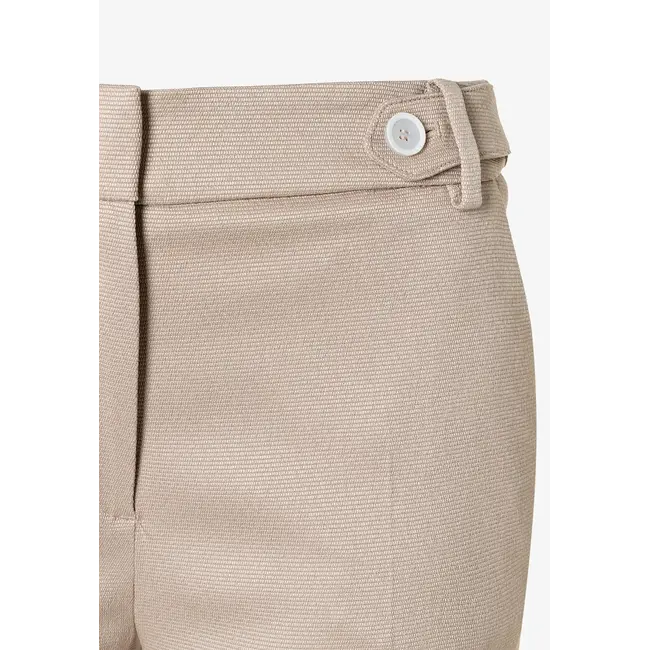PANTALON  PIQUE WIDE LEG 61824485 BEIGE