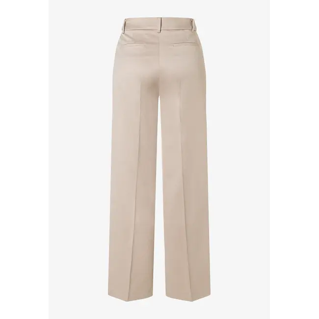 PANTALON  PIQUE WIDE LEG 61824485 BEIGE