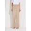 PANTALON  PIQUE WIDE LEG 61824485 BEIGE