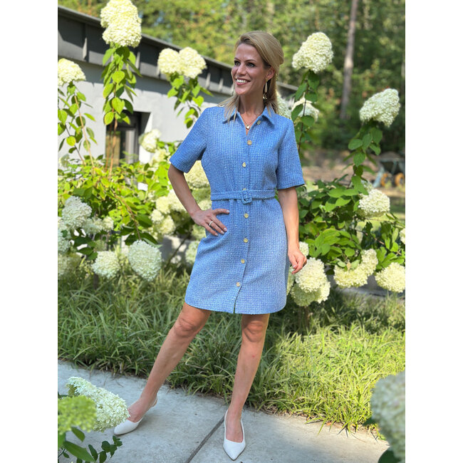 FREEBIRD DRESS DEAN BLUE