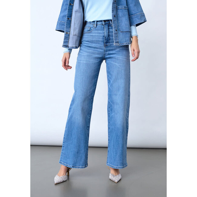 JEANS OWI-W.JE17  MID  BLUE WASH
