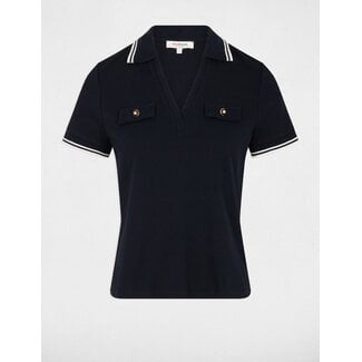 TOP DORA MARINEBLAUW