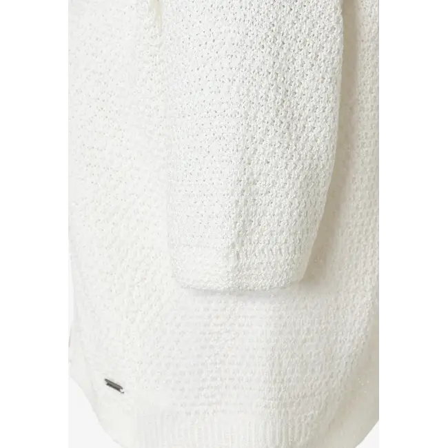 VESTJE  AJOUR 61821474 OFFWHITE