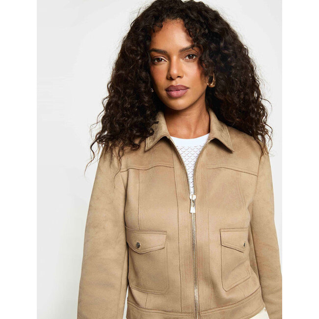 JACK GLIVA SUEDINE SAND/TAUPE