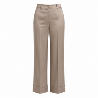 BROEK ALGER SATIN TAUPE