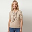 TOP KNIT STRIK ALTAMURA BEIGE CHOCO