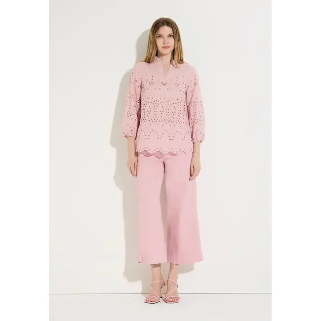 BLOUSE  BRODERIE 61042050 NEW ROSE