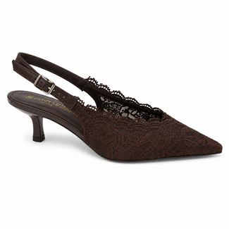 SCHOEN SLINGBACK CHOCO LACE R-50