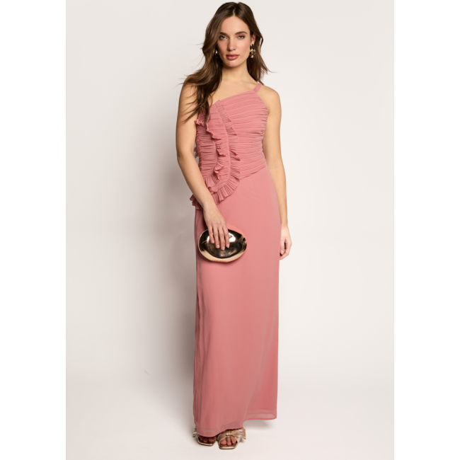 FREEBIRD JURK MAXI FESTIVE DEMNA  DUSTY ROSE