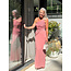 FREEBIRD JURK MAXI FESTIVE DEMNA  DUSTY ROSE