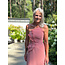 FREEBIRD JURK MAXI FESTIVE DEMNA  DUSTY ROSE