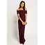 FREEBIRD JURK MAXI BURGUNDY DASHA