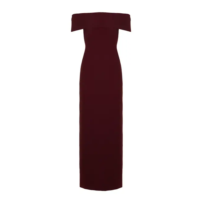 FREEBIRD JURK MAXI BURGUNDY DASHA