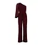 FREEBIRD JUMPSUIT JOSSY BURGUNDY