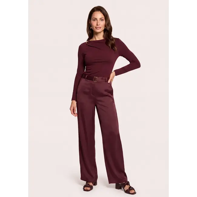 FREEBIRD PANTALON PANTHEA BURGUNDY
