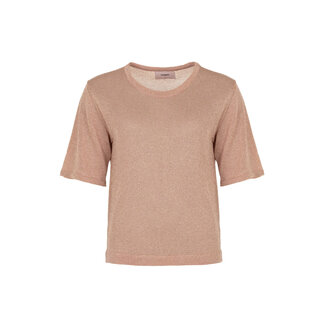 FREEBIRD TOP KADY LUREX KNIT SOFT PINK