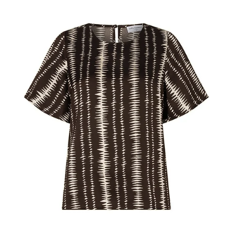 LOFTY MANNER TOP SAMI BROWN CHOCO PRINT