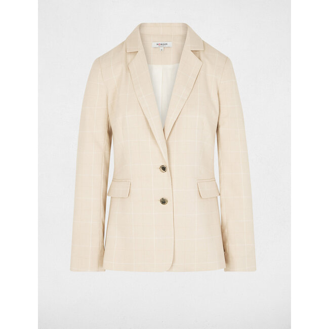 BLAZER VDRIM BEIGE CHECKED