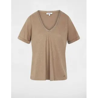 SHIRT DAMA SAND/TAUPE