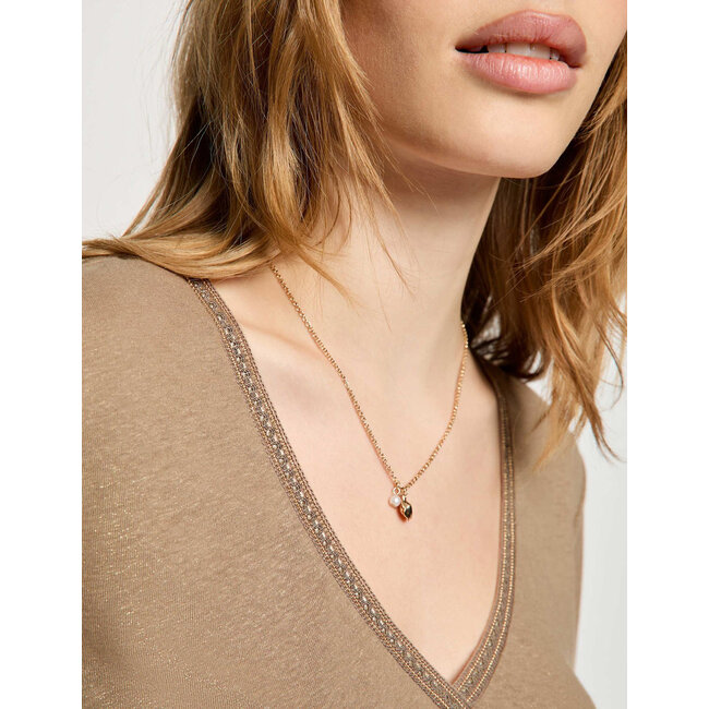 SHIRT DAMA SAND/TAUPE