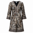 K-DESIGN JURK KORT MET SLANGPRINT D602 P176