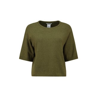 TOP COTTON KNIT FEODARA AVOCADO