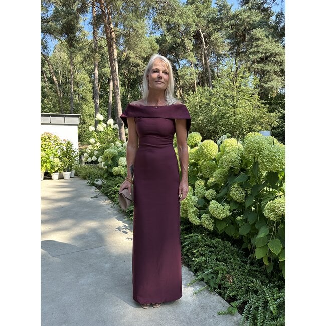 FREEBIRD JURK MAXI BURGUNDY DASHA