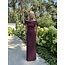 FREEBIRD JURK MAXI BURGUNDY DASHA