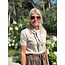 TOP KNIT STRIK ALTAMURA BEIGE CHOCO