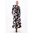 K-DESIGN JURK*pre order*  D300 NAVY DOT RUCHE