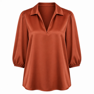 BLOUSE  ALMA BRIC  SATIN