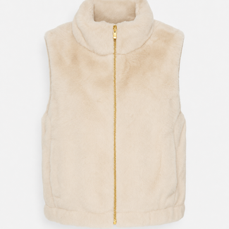 BODYWARMER FLUFFY BEIGE 55102