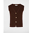 TOP/GEBREID GILET MJILO CACAO