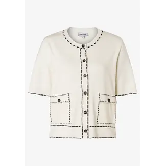 VESTJE  STITCH 61021253 OFFWHITE
