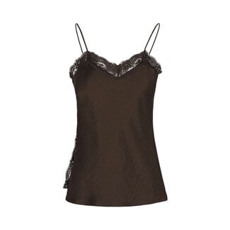 TOP CLEMENCE CHOCO LACE