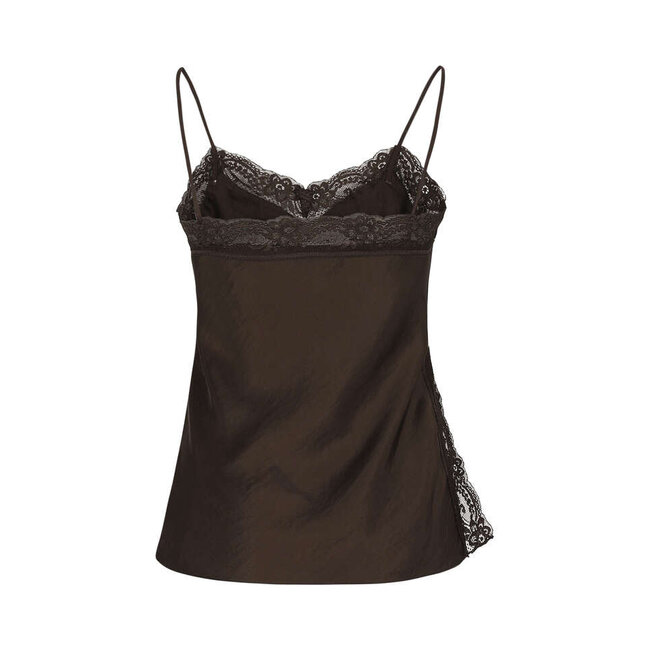 TOP CLEMENCE CHOCO LACE