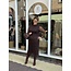 JURK MESHLACE STRETCH CHOCO
