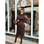 JURK MESHLACE STRETCH CHOCO