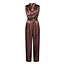 JUMPSUIT SATIN GUTO-JU5 BROWN