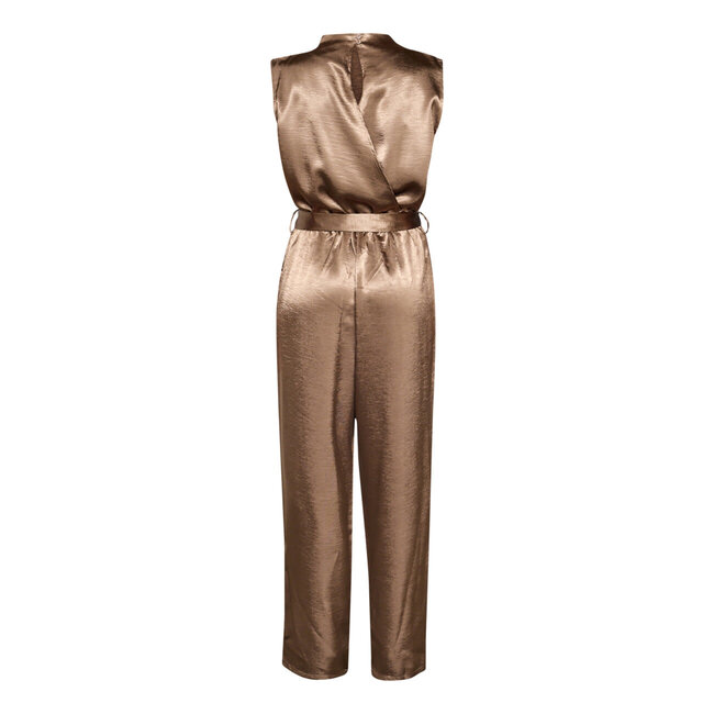 JUMPSUIT SATIN GUTO-JU5 EARTH