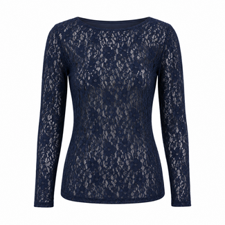 TOP LACE GISELLE NAVY  26