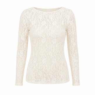 TOP LACE GISELLE GESSO/CREME 26