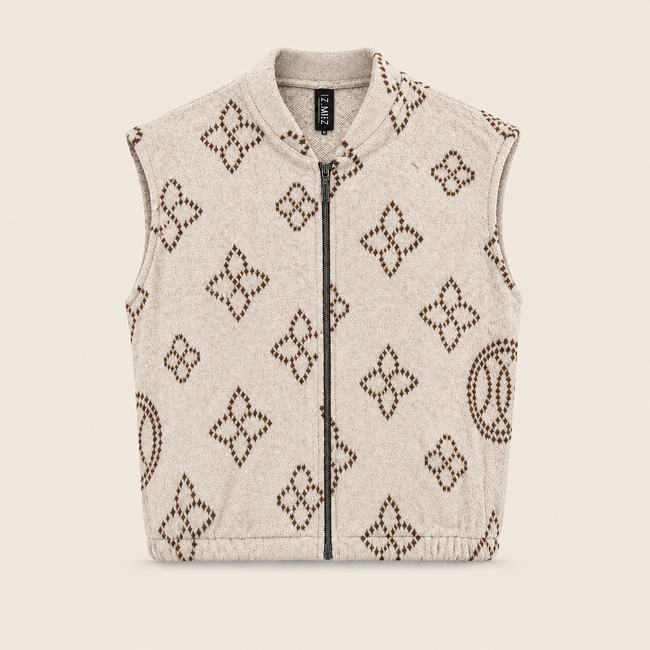 IZ NAIZ VEST/ GILET 4071 LOUIS V BEIGE