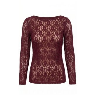TOP LACE GISELLE BORDEAUX  26