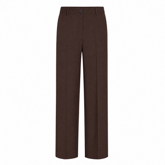 BROEK TWILLWID DARK BROWN