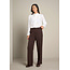 BROEK TWILLWID DARK BROWN