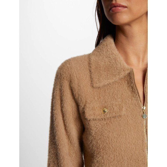 VEST 2FLUFFY MDOMI CAMEL